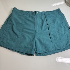 World Wide Sportsman Fishing Men Sz 40 Cargo Shorts Blue Green